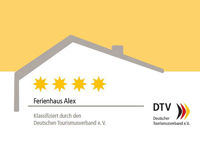 4 Sterne für Ferienhaus Alex